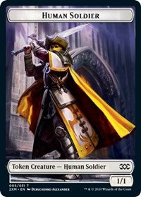 Human Soldier // Tuktuk the Returned Double-Sided Token [Double Masters Tokens] - The Mythic Store | 24h Order Processing
