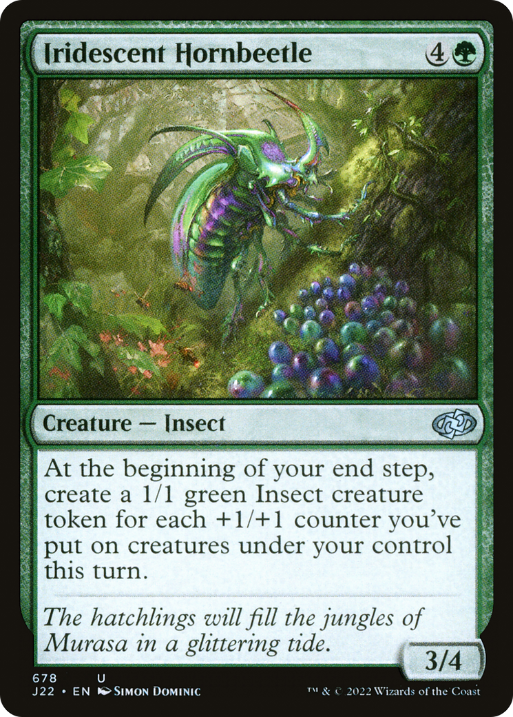 Iridescent Hornbeetle [Jumpstart 2022] - The Mythic Store | 24h Order Processing