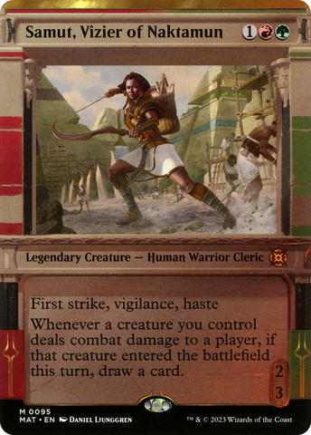 Samut, Vizier of Naktamun (Showcase) [March of the Machine: The Aftermath] - The Mythic Store | 24h Order Processing