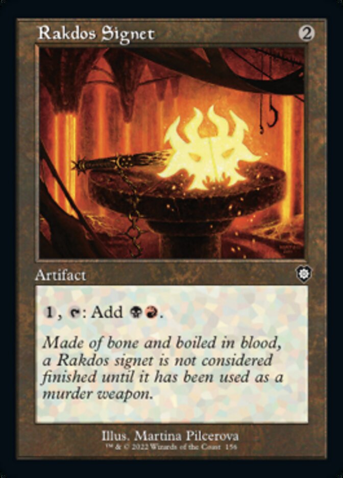 Rakdos Signet (Retro) [The Brothers' War Commander] - The Mythic Store | 24h Order Processing