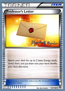 Professor's Letter (123/146) (Primal Groudon - Alejandro Ng-Guzman) [World Championships 2015] - The Mythic Store | 24h Order Processing