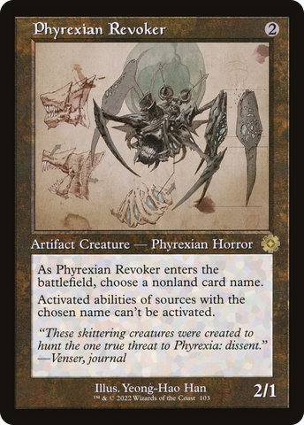 Phyrexian Revoker (Retro Schematic) [The Brothers' War Retro Artifacts] - The Mythic Store | 24h Order Processing
