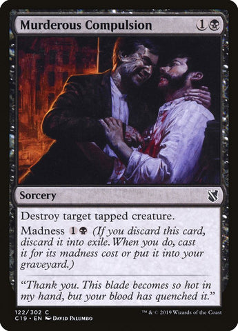 Murderous Compulsion [Commander 2019] - The Mythic Store | 24h Order Processing
