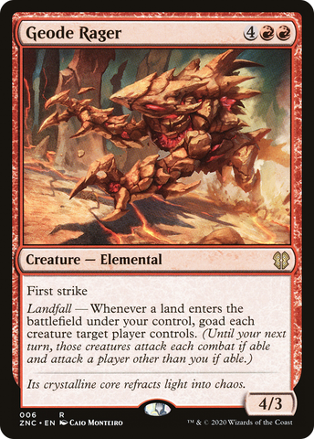 Geode Rager [Zendikar Rising Commander] - The Mythic Store | 24h Order Processing