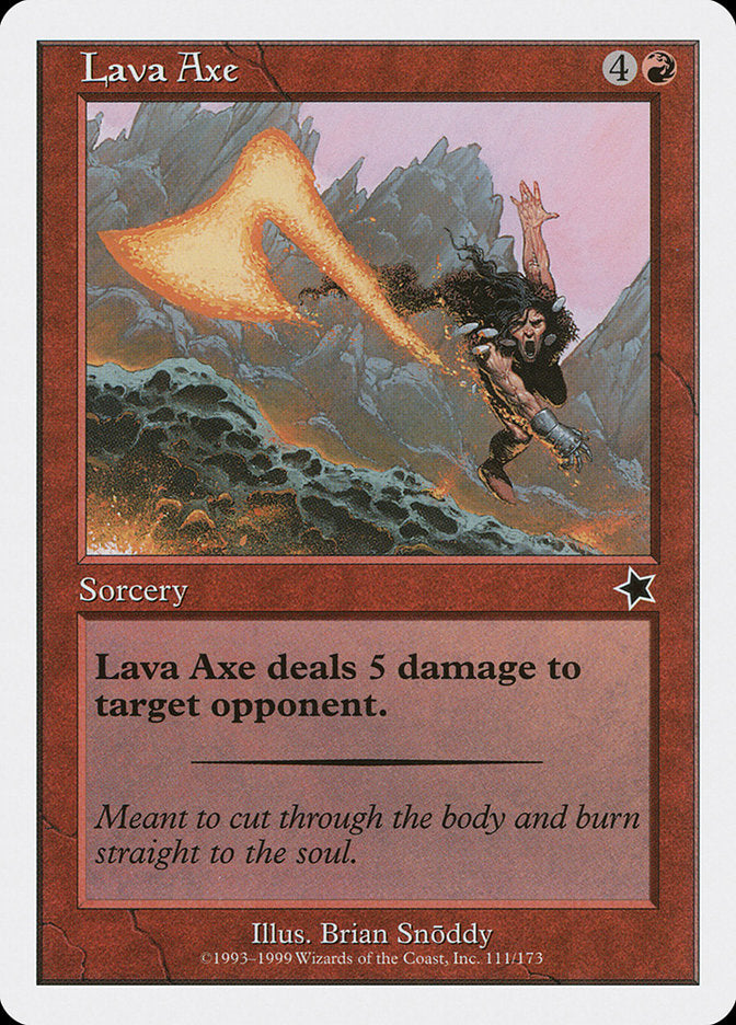 Lava Axe [Starter 1999] - The Mythic Store | 24h Order Processing