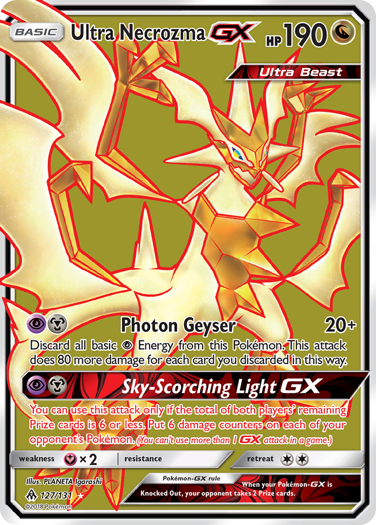 Ultra Necrozma GX (127/131) [Sun & Moon: Forbidden Light] - The Mythic Store | 24h Order Processing
