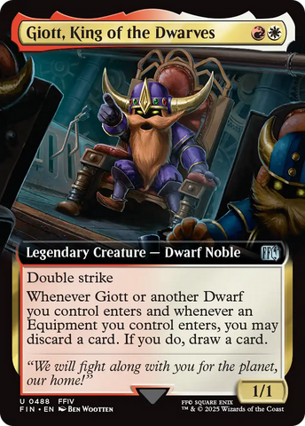 Giott, King of the Dwarves (Extended Art) [FINAL FANTASY] - The Mythic Store | 24h Order Processing