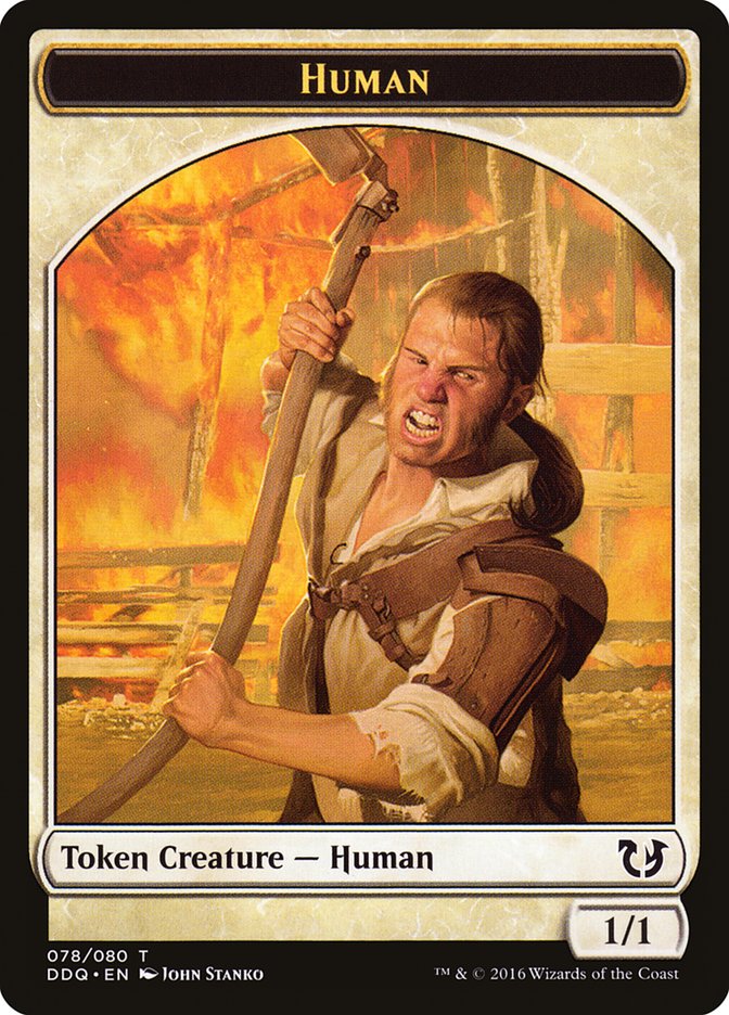 Human Token [Duel Decks: Blessed vs. Cursed] - The Mythic Store | 24h Order Processing