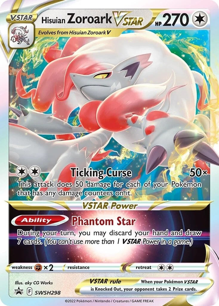 Hisuian Zoroark VSTAR (SWSH298) (Jumbo Card) [Sword & Shield: Black Star Promos] - The Mythic Store | 24h Order Processing