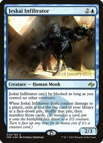 Jeskai Infiltrator [Fate Reforged Prerelease Promos] - The Mythic Store | 24h Order Processing
