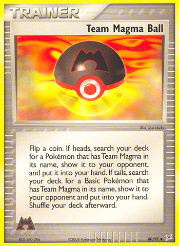Team Magma Ball (80/95) [EX: Team Magma vs Team Aqua] - The Mythic Store | 24h Order Processing