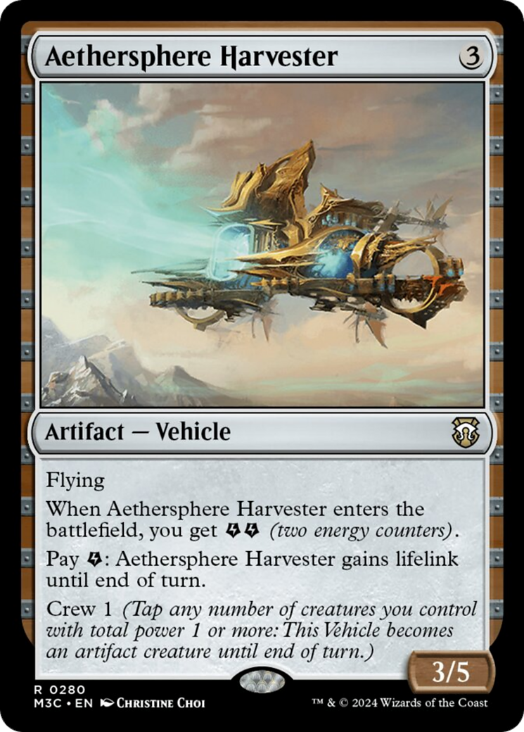 Aethersphere Harvester [Modern Horizons 3 Commander] - The Mythic Store | 24h Order Processing