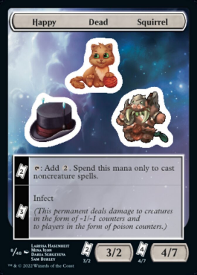 Happy Dead Squirrel [Unfinity Stickers] - The Mythic Store | 24h Order Processing