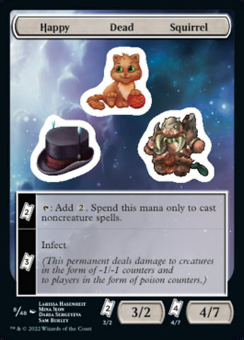 Happy Dead Squirrel [Unfinity Stickers] - The Mythic Store | 24h Order Processing