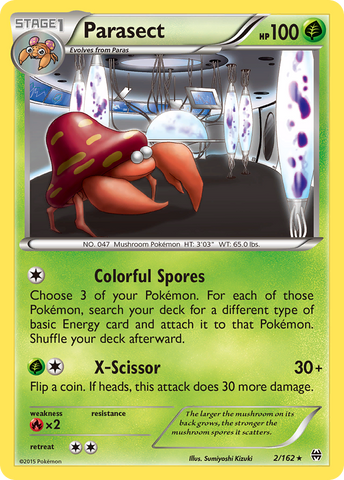Parasect (2/162) [XY: BREAKthrough] - The Mythic Store | 24h Order Processing