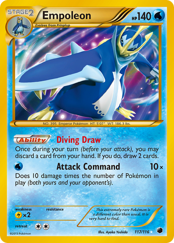 Empoleon (117/116) [Black & White: Plasma Freeze] - The Mythic Store | 24h Order Processing