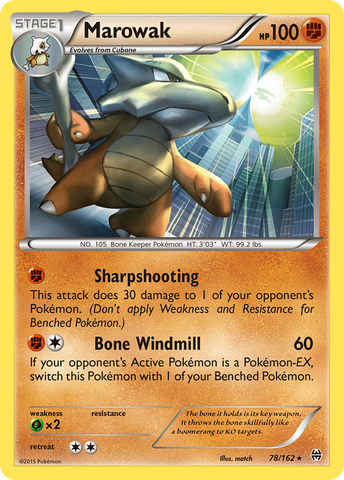 Marowak (78/162) [XY: BREAKthrough] - The Mythic Store | 24h Order Processing
