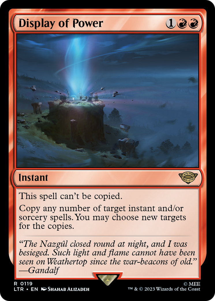 Display of Power [The Lord of the Rings: Tales of Middle-Earth] - The Mythic Store | 24h Order Processing