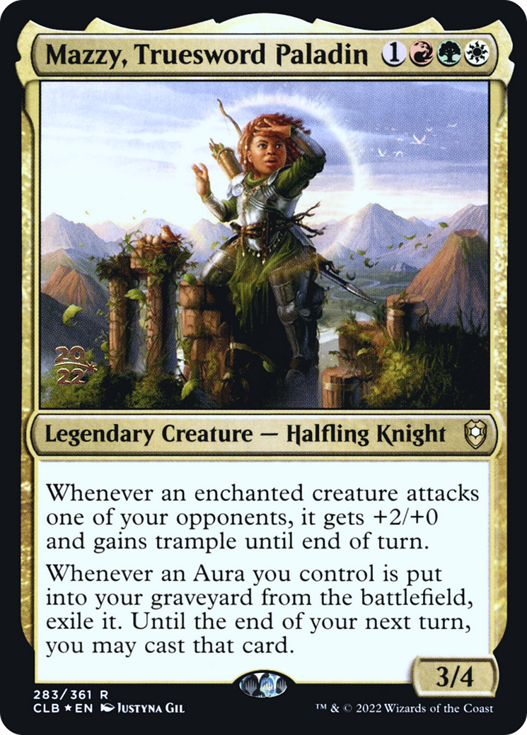 Mazzy, Truesword Paladin [Commander Legends: Battle for Baldur's Gate Prerelease Promos] - The Mythic Store | 24h Order Processing