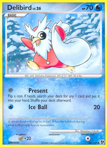 Delibird (36/106) [Diamond & Pearl: Great Encounters] - The Mythic Store | 24h Order Processing