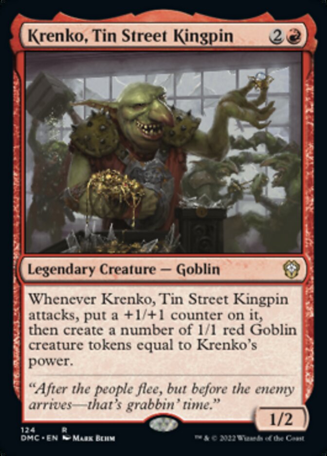 Krenko, Tin Street Kingpin [Dominaria United Commander] - The Mythic Store | 24h Order Processing