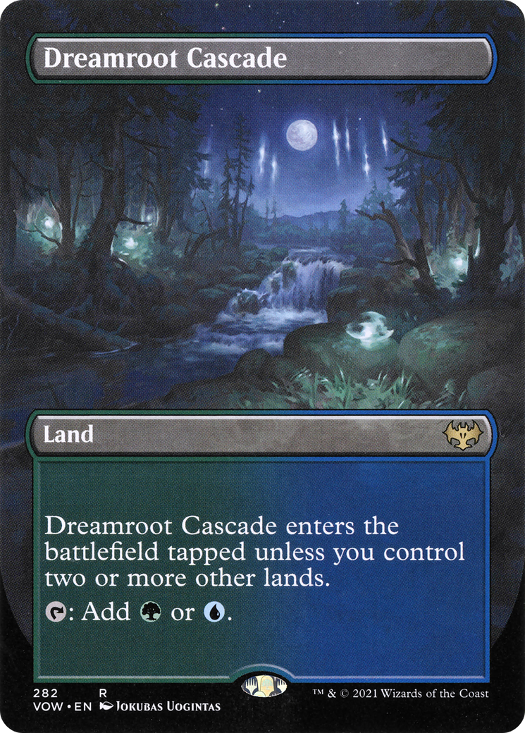 Dreamroot Cascade (Borderless Alternate Art) [Innistrad: Crimson Vow] - The Mythic Store | 24h Order Processing
