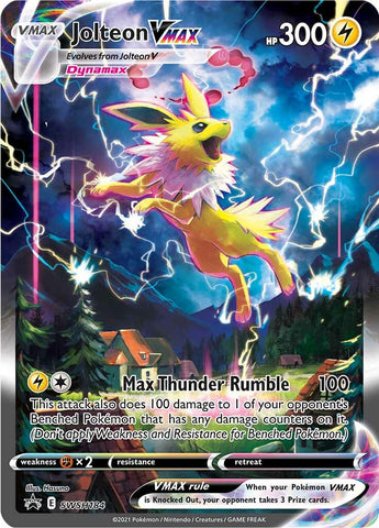 Jolteon VMAX (SWSH184) [Sword & Shield: Black Star Promos] - The Mythic Store | 24h Order Processing