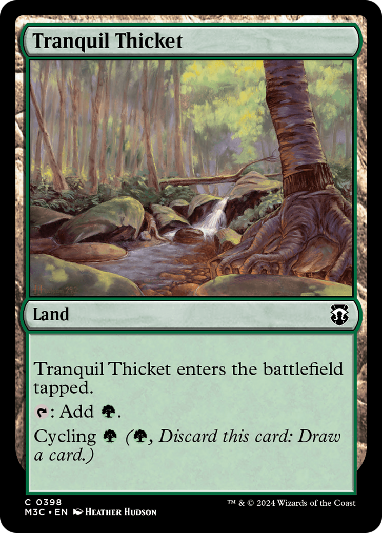 Tranquil Thicket (Ripple Foil) [Modern Horizons 3 Commander] - The Mythic Store | 24h Order Processing