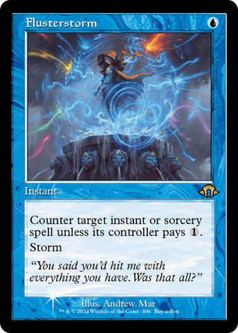 Flusterstorm (Retro Frame) [Modern Horizons 3 Prerelease Promos] - The Mythic Store | 24h Order Processing