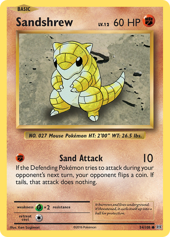 Sandshrew (54/108) [XY: Evolutions] - The Mythic Store | 24h Order Processing