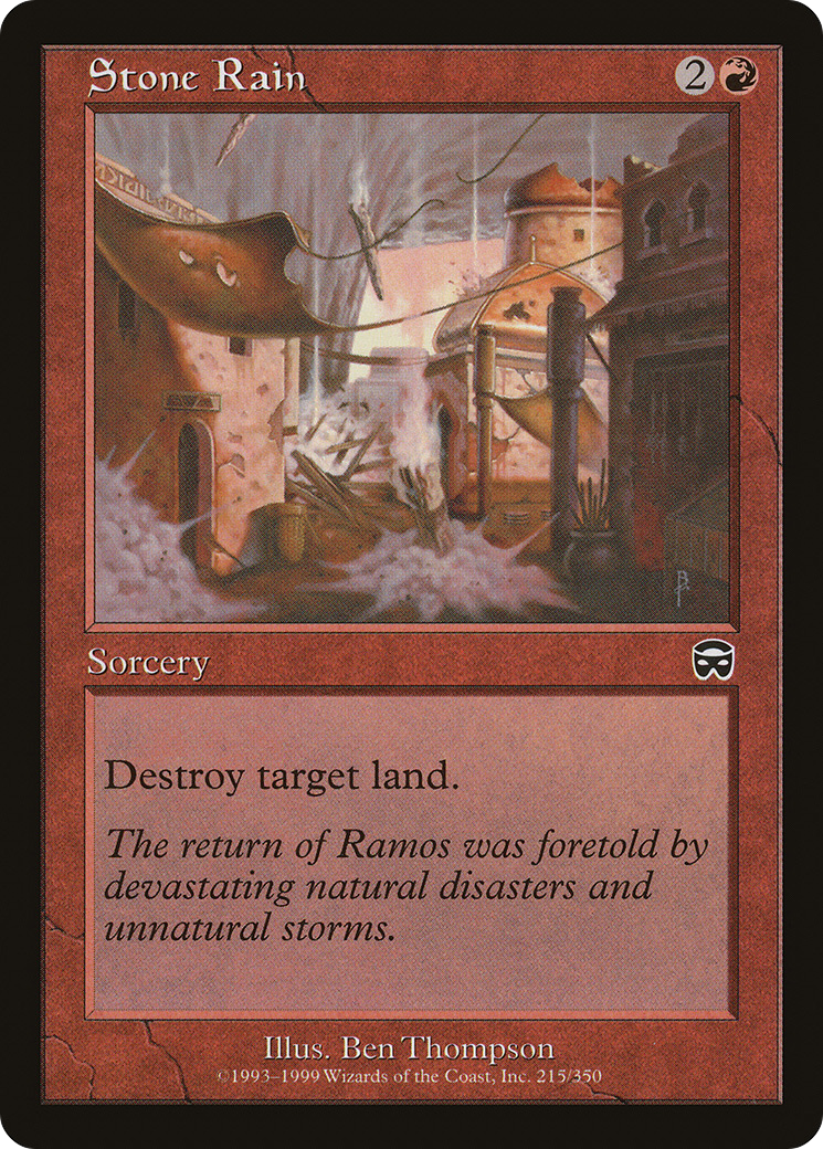 Stone Rain [Mercadian Masques] - The Mythic Store | 24h Order Processing