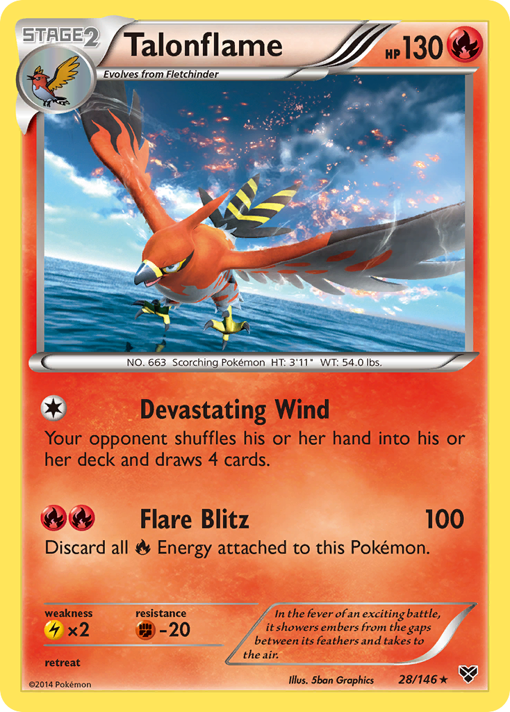 Talonflame (28/146) [XY: Base Set] - The Mythic Store | 24h Order Processing
