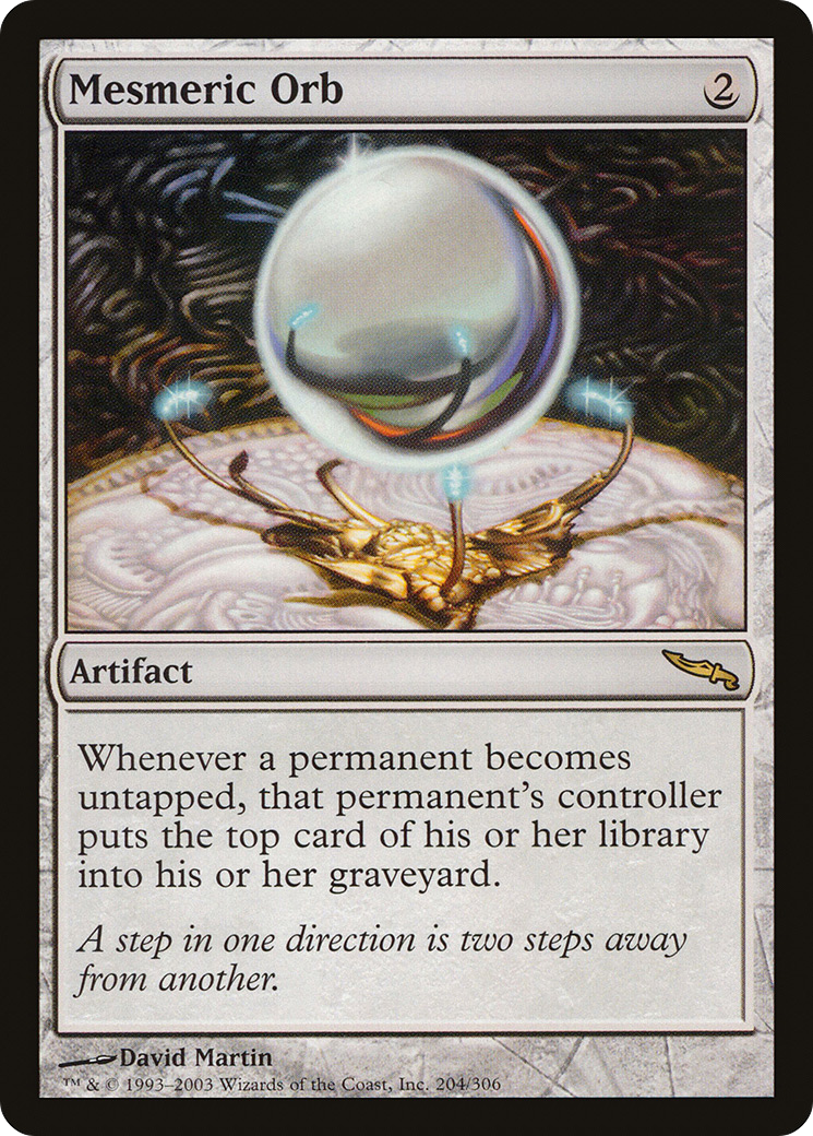 Mesmeric Orb [Mirrodin] - The Mythic Store | 24h Order Processing