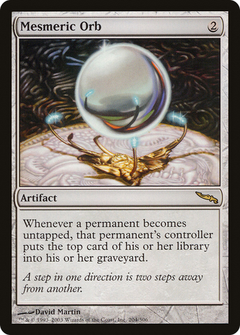 Mesmeric Orb [Mirrodin] - The Mythic Store | 24h Order Processing