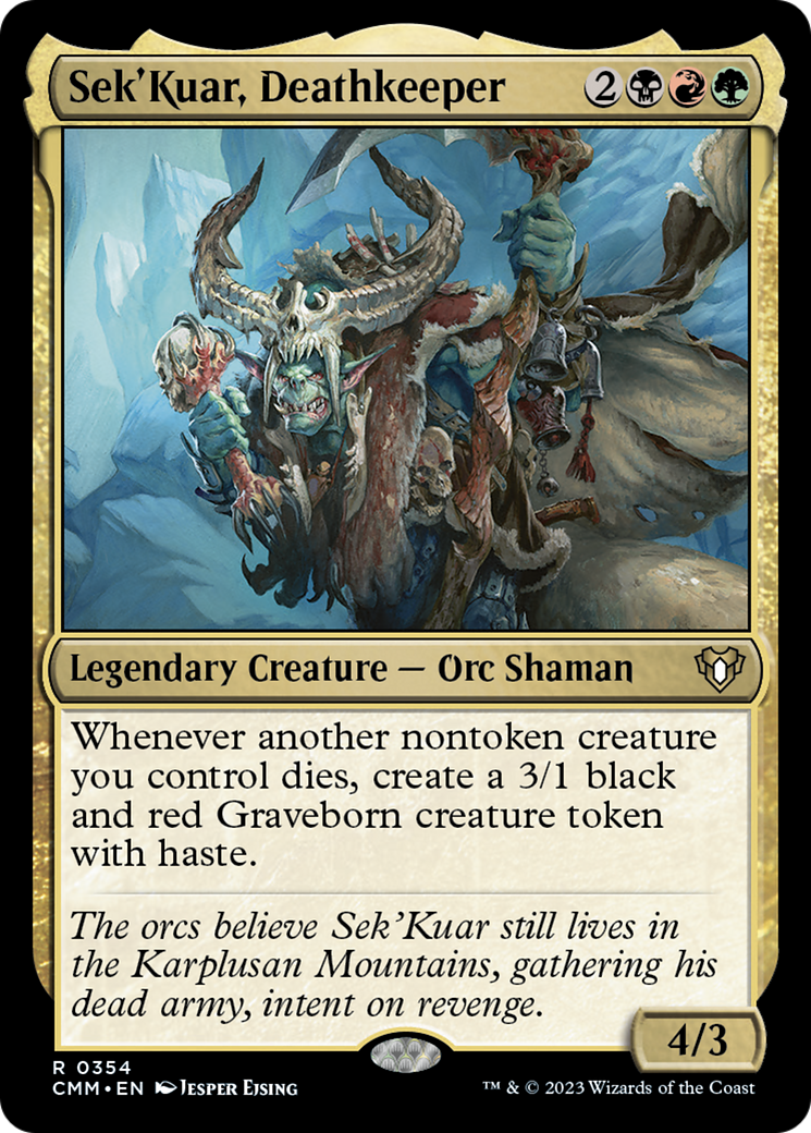 Sek'Kuar, Deathkeeper [Commander Masters] - The Mythic Store | 24h Order Processing