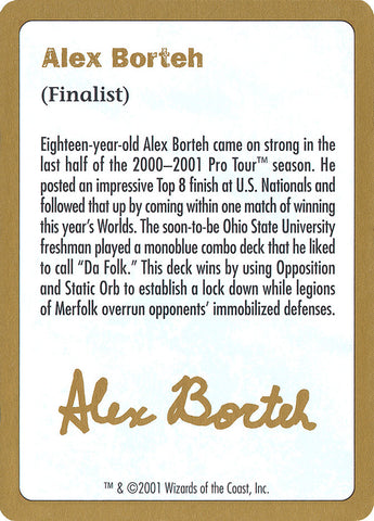 Alex Borteh Bio [World Championship Decks 2001] - The Mythic Store | 24h Order Processing
