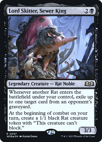 Lord Skitter, Sewer King [Wilds of Eldraine Prerelease Promos] - The Mythic Store | 24h Order Processing