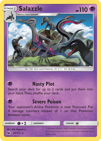 Salazzle (47/111) [Sun & Moon: Crimson Invasion] - The Mythic Store | 24h Order Processing