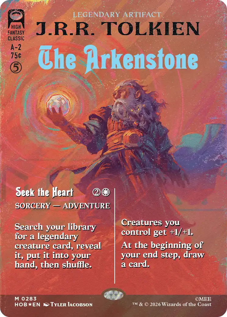 The Arkenstone (Borderless) (Surge Foil) [The Hobbit] - The Mythic Store | 24h Order Processing