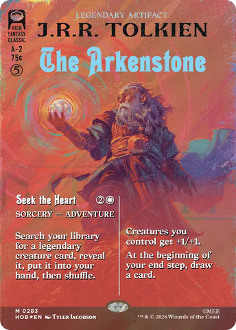 The Arkenstone (Borderless) (Surge Foil) [The Hobbit] - The Mythic Store | 24h Order Processing