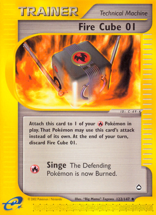 Fire Cube 01 (122/147) [Aquapolis] - The Mythic Store | 24h Order Processing
