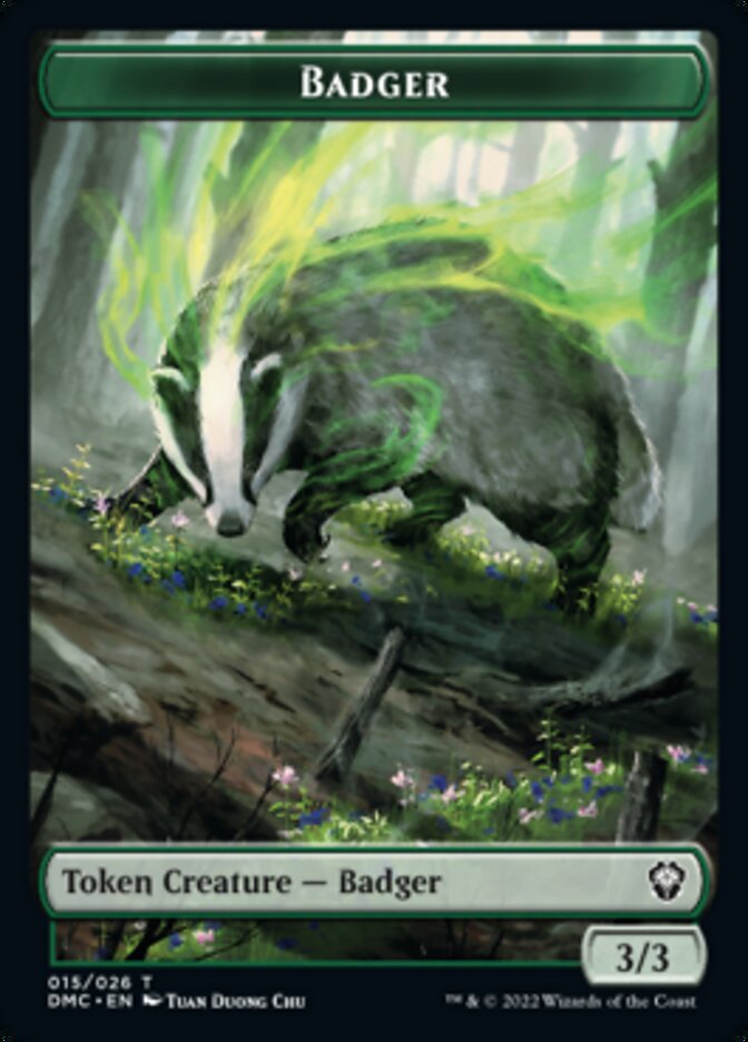 Bird (002) // Badger Double-Sided Token [Dominaria United Tokens] - The Mythic Store | 24h Order Processing