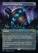 Sensei's Divining Top (Borderless Alternate Art) [Double Masters 2022] - The Mythic Store | 24h Order Processing