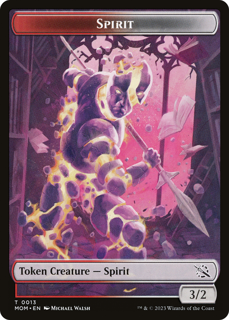 Elemental (09) // Spirit (13) Double-Sided Token [March of the Machine Tokens] - The Mythic Store | 24h Order Processing