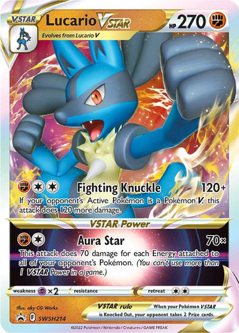 Lucario VSTAR (SWSH214) [Sword & Shield: Black Star Promos] - The Mythic Store | 24h Order Processing