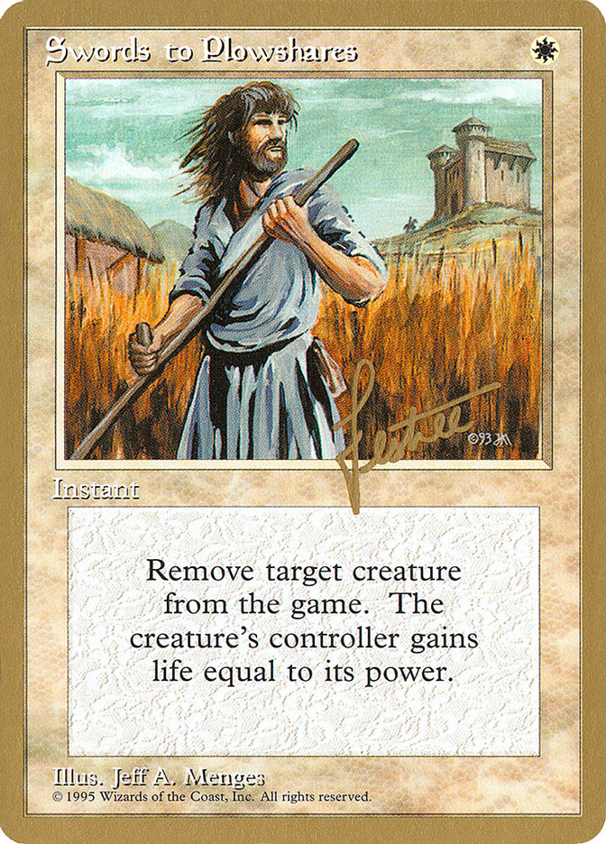 Swords to Plowshares (Bertrand Lestree) [Pro Tour Collector Set] - The Mythic Store | 24h Order Processing