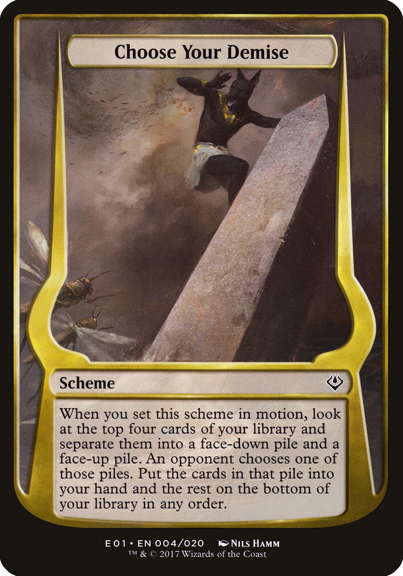 Choose Your Demise (Schemes) [Archenemy: Nicol Bolas Schemes] - The Mythic Store | 24h Order Processing