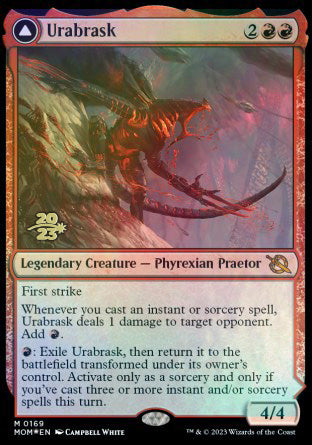 Urabrask // The Great Work [March of the Machine Prerelease Promos] - The Mythic Store | 24h Order Processing
