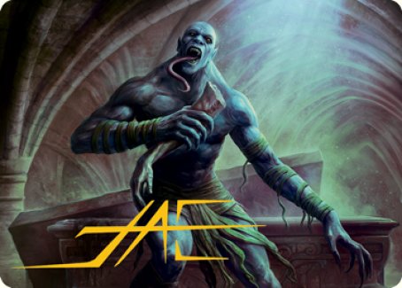 Ghoul Art Card (Gold-Stamped Signature) [Dungeons & Dragons: Adventures in the Forgotten Realms Art Series] - The Mythic Store | 24h Order Processing