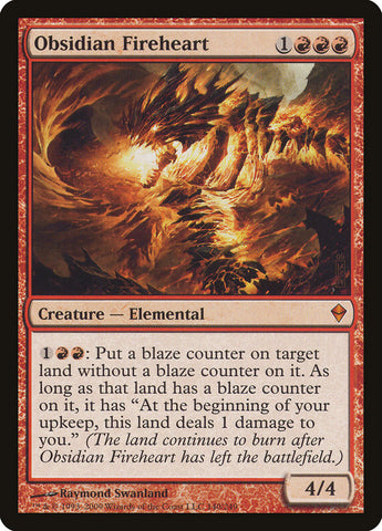 Obsidian Fireheart [Zendikar] - The Mythic Store | 24h Order Processing